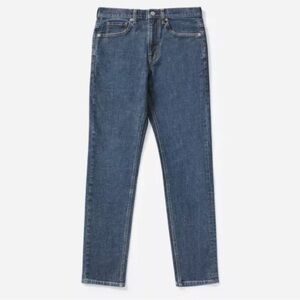 Everlane Men’s The Slim Fit Jean in Dark Blue Wash (30X30)